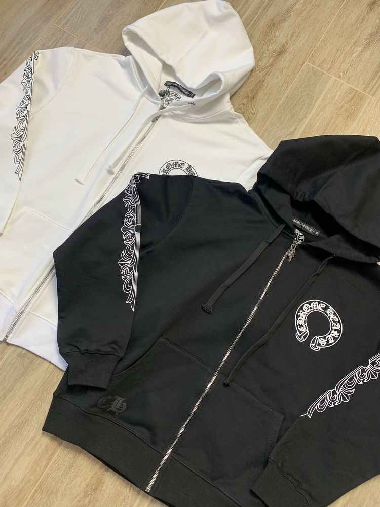 Chrome Hearts Zip Up Hoodie Black (Bluza)