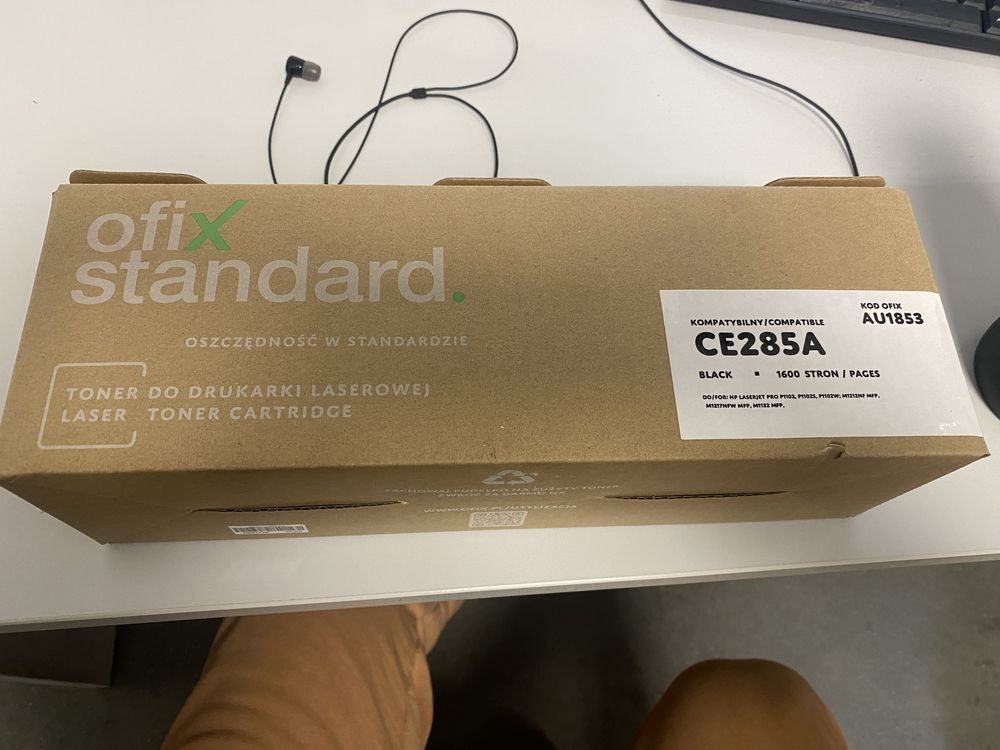 Toner laser CE285A Black 1600 stron