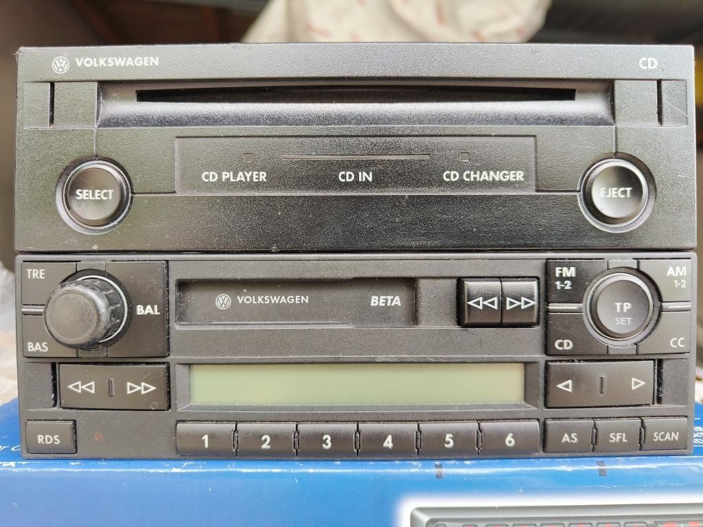 Zestaw Volkswagen beta radio odtwarzacz cd