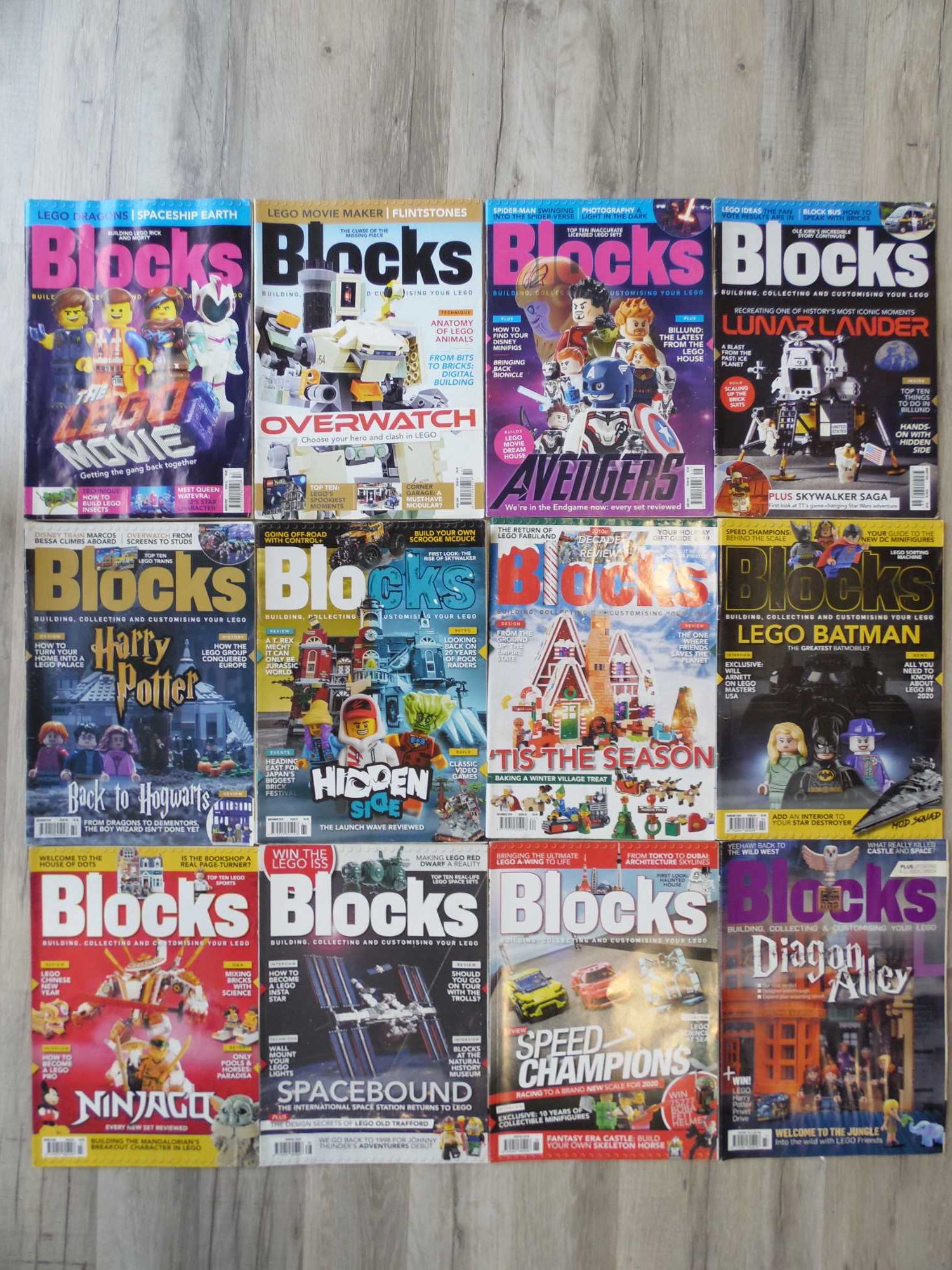 Revistas Blocks da LEGO
