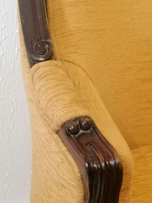 Par Clássicas Poltronas (Cadeirões Bergeres Cadeiras braços) Luís XV