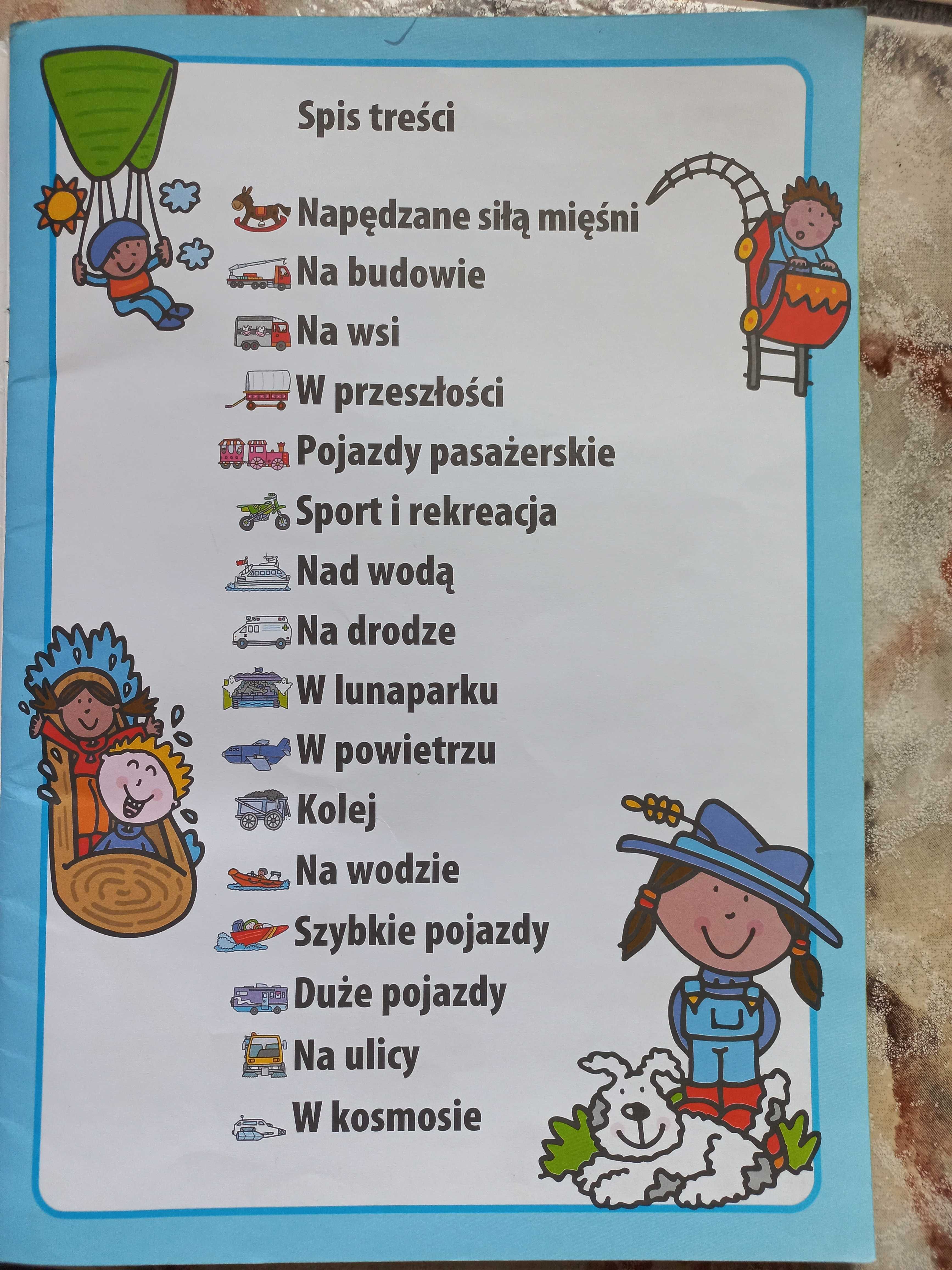 Poznajemy 200 pojazdów - książeczka z wklejonymi naklejkami