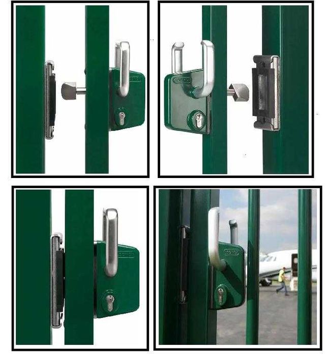 Zamek przemysłowy do bram przesuwnych