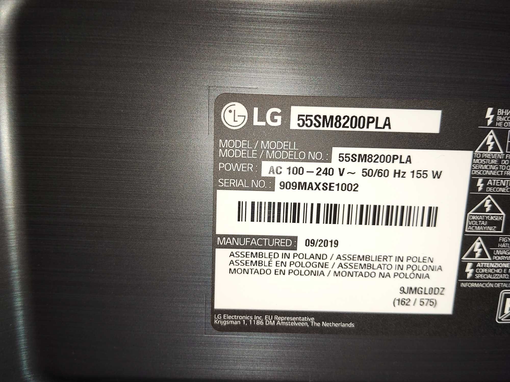 TV 55" LG NanoCell 4K TV - 55SM8200PLA