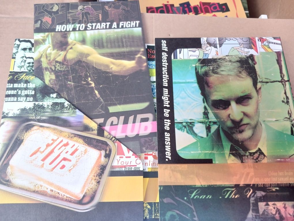 Fight Club DVD + Fight Club 2 Comics - EDIÇÕES ESPECIAIS Colecionador