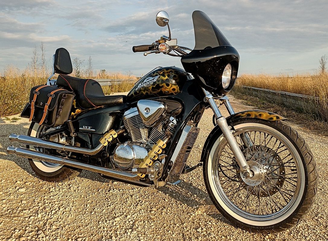 Honda vlx400 Steed custom aerograf jak vt600 shadow doinwestowany