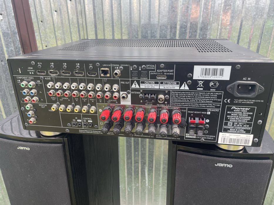 Zestaw Amplituner Pioneer VSX-920-K i kolumny Jamo S 606