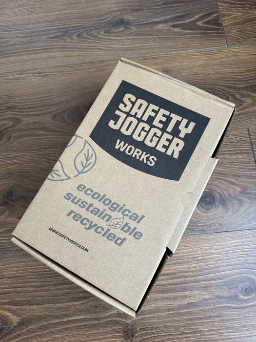 Półbuty robocze Safety Jogger Ecofitz S1P Low S1P SR ESD CI FO, czarne