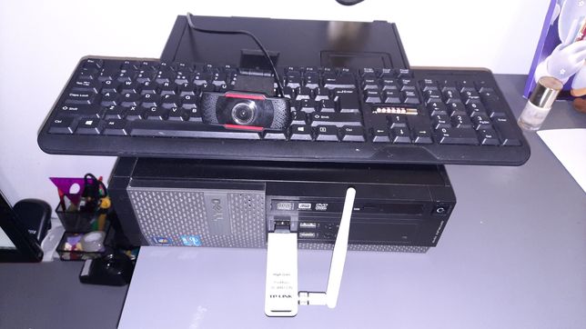 Komputer Dell 7010 SFF i5 8GB SSD + USB Adapter TP-Link WiFi + kamerka