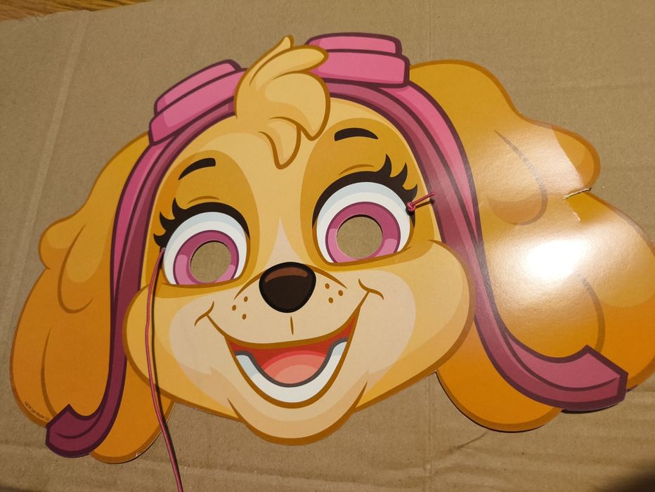 Maska do stroju przebrania na bal psi patrol Skye