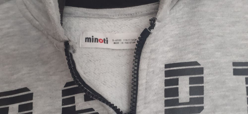 Bluza szara 110 116 Minoti