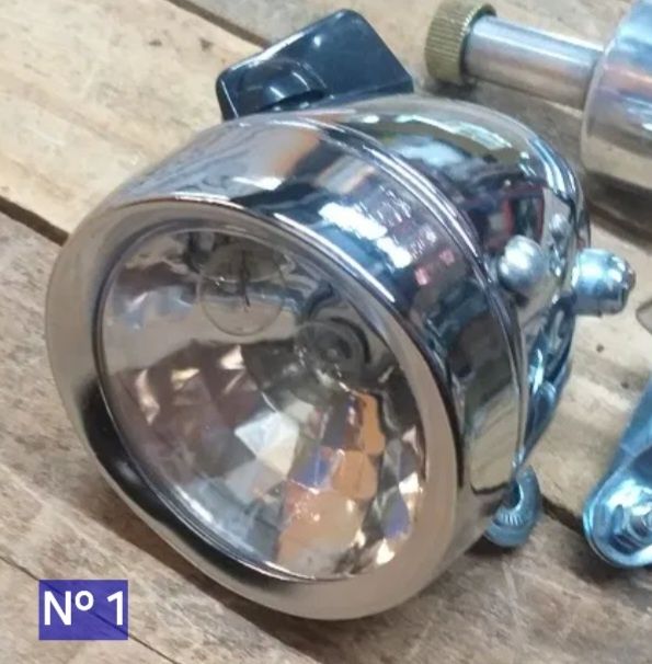 Conjunto de luz de dínamo bicicleta pasteleira/clássica