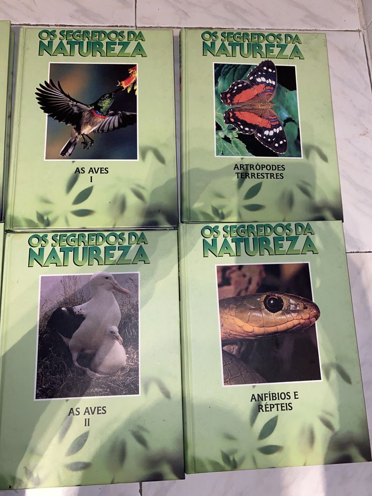 Coleção de 8 livros “Os Segredos da Natureza”