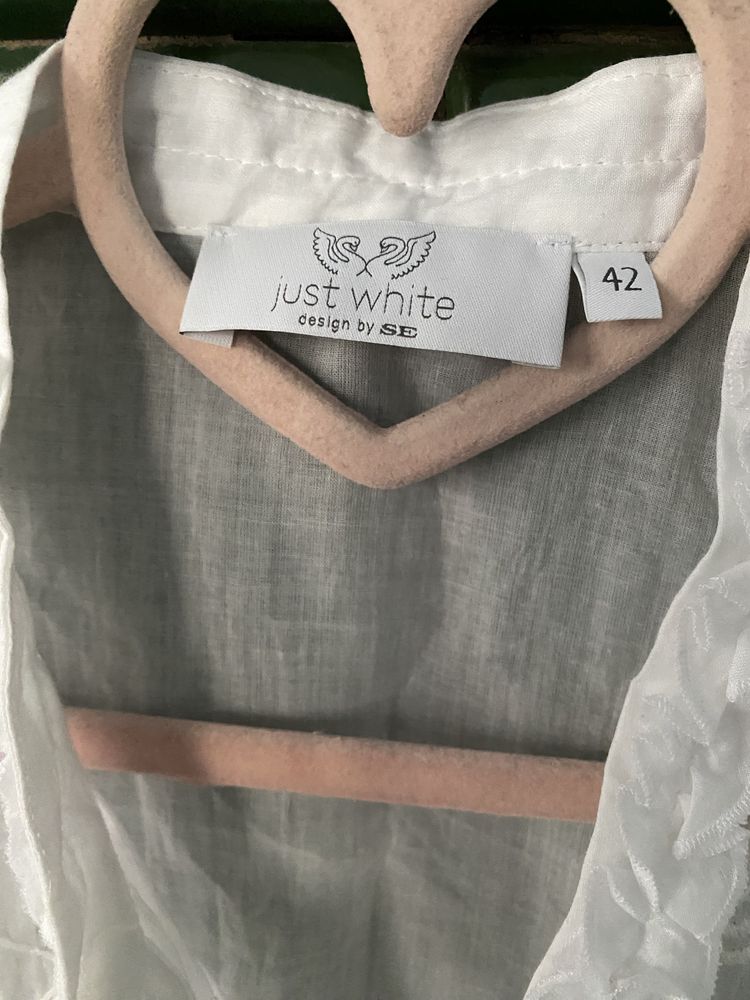 Туника  50 ХЛ JUST WHITE 100% хлопок новая