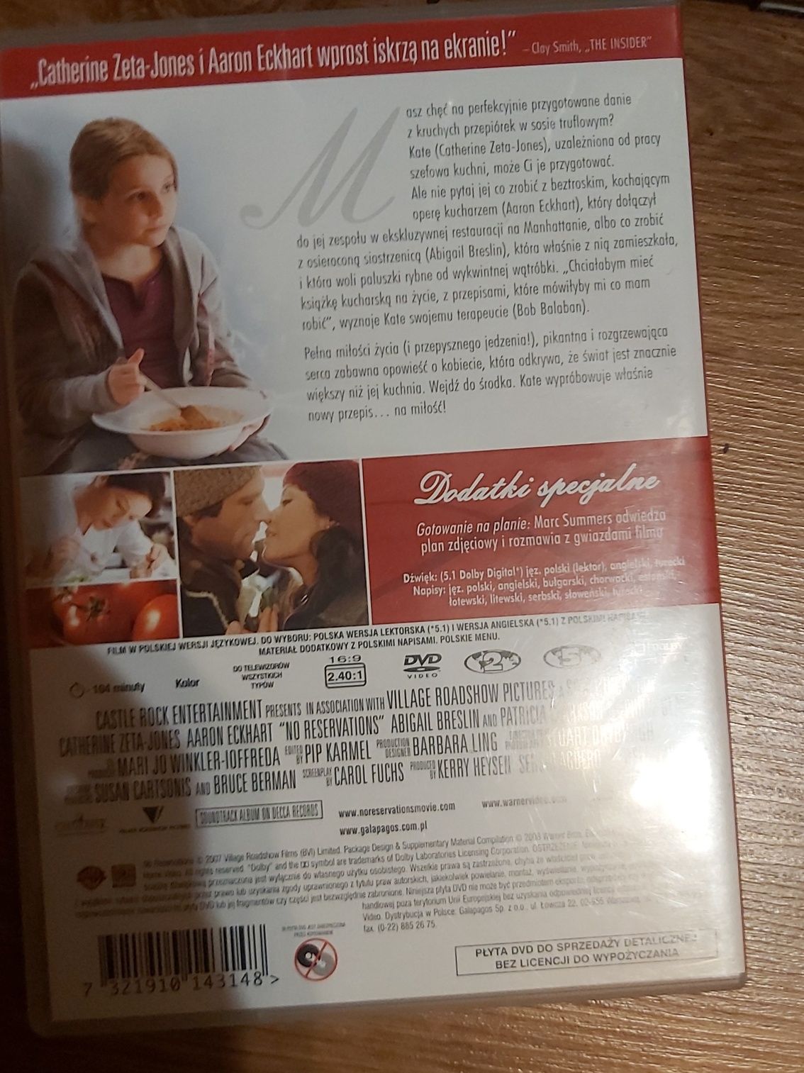 Sprzedam film na dvd -Życie od kuchni