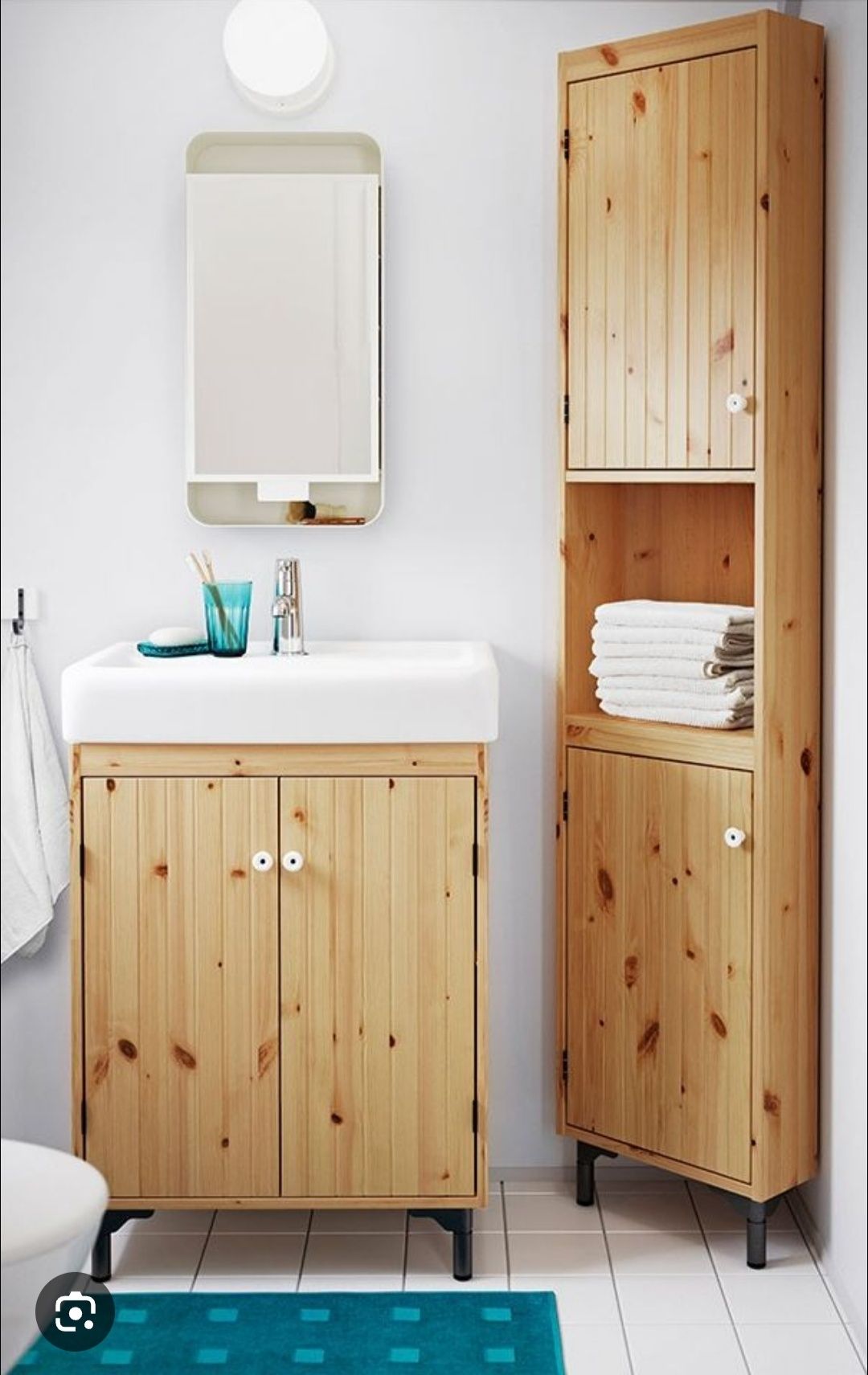 Movel canto  Ikea madeira Silveran
