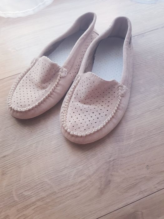 Materiałowe baleriny mokasyny damskie marki Goodin rozmiar 40.