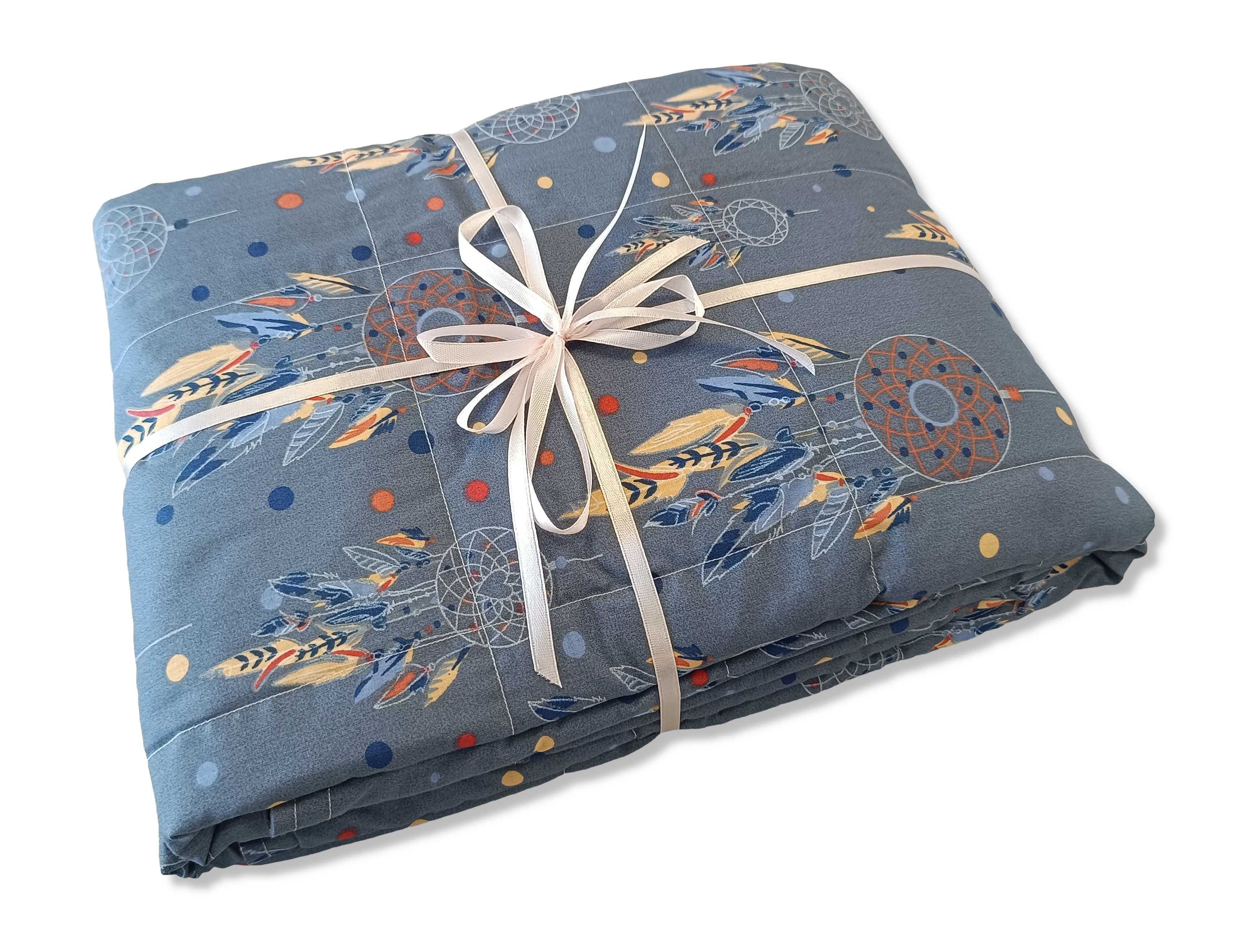 150x200 Kołdra obciążeniowa koc sensoryczny dla dorosłych WZORY 10kg