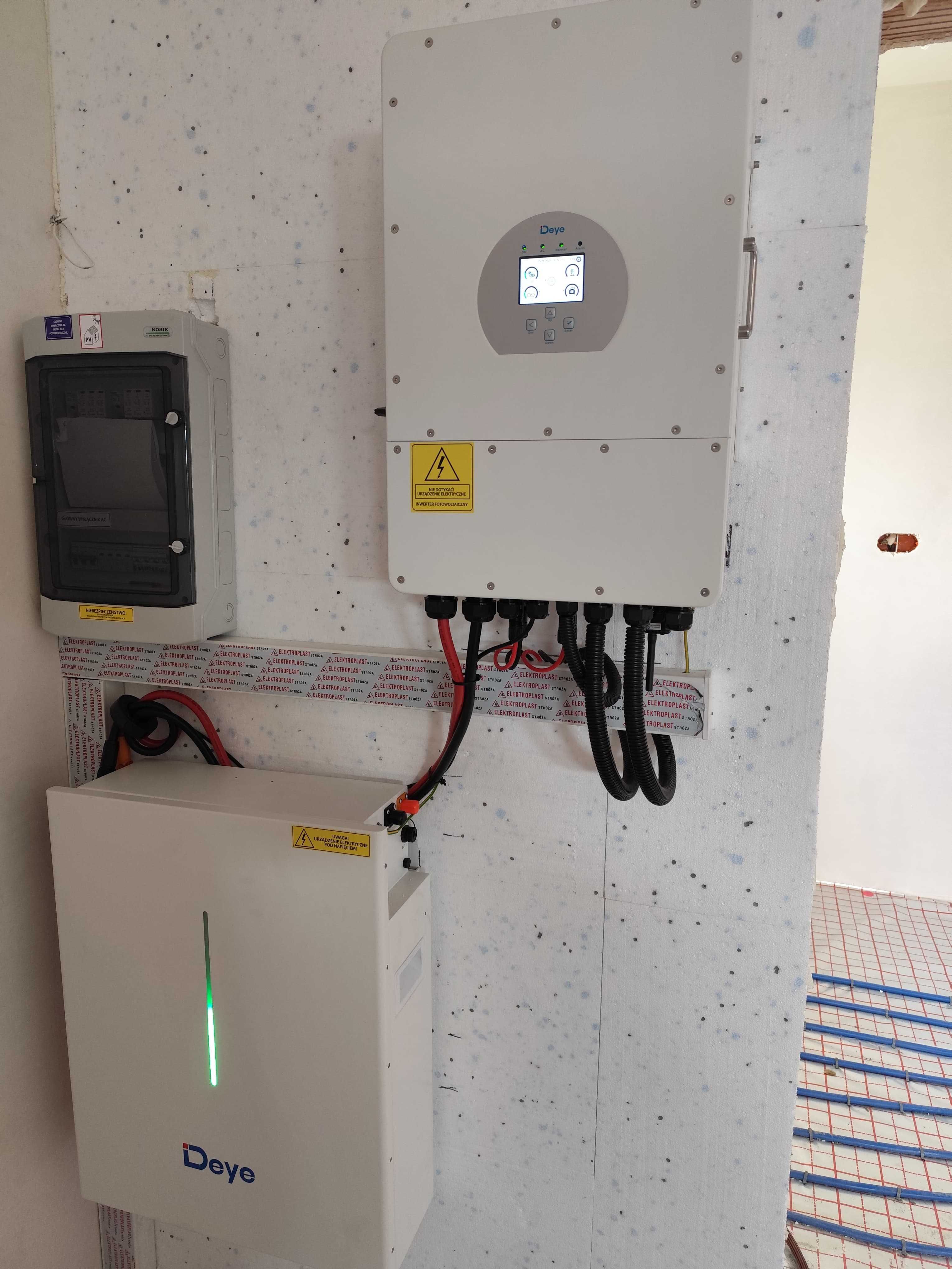 Instalacja fotowoltaiczna, fotowoltaika / magazyn energii / pompa ciep