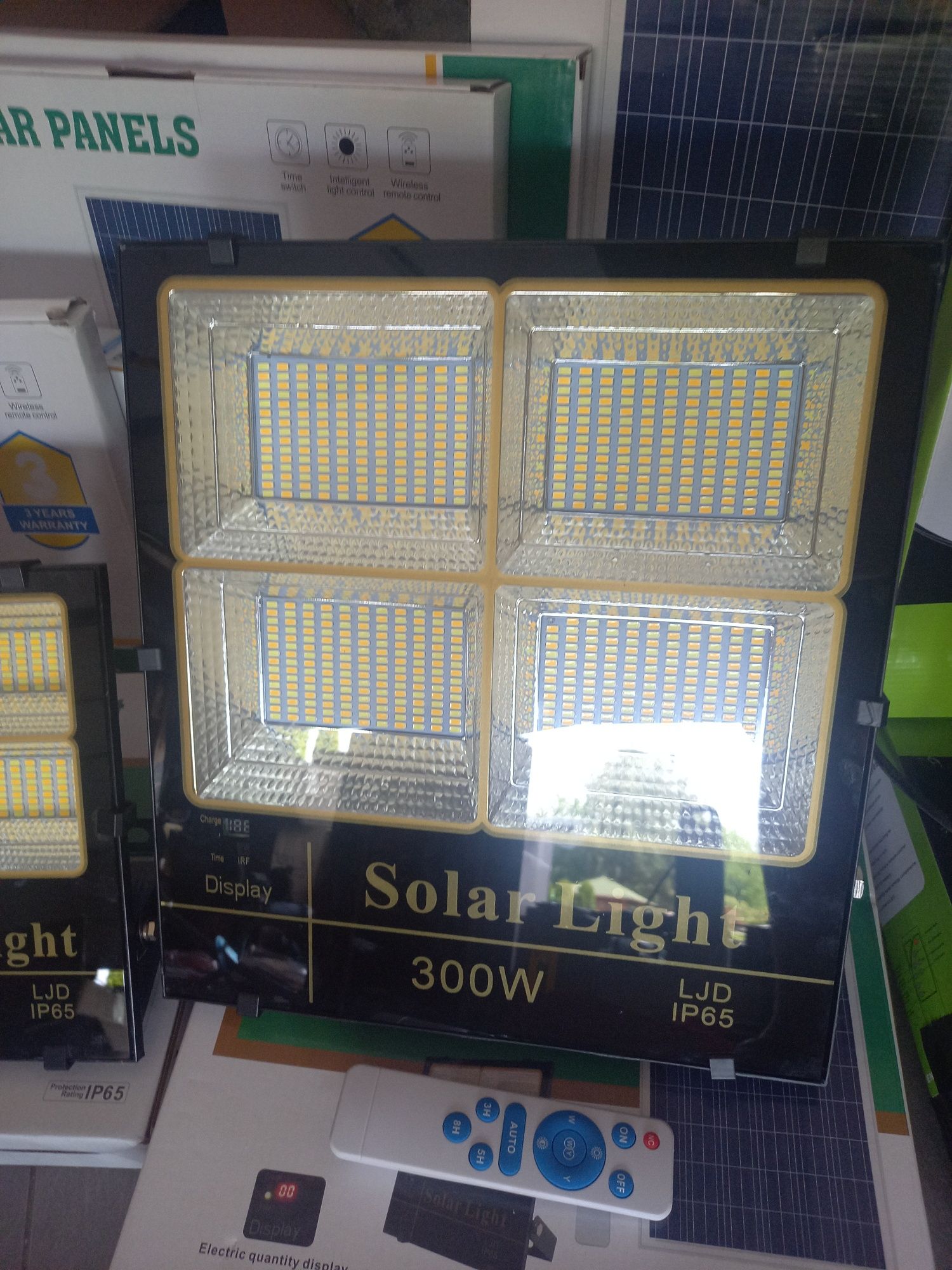 Lampa solarna 500w  Najmocniejsza 3 barwy swiatła