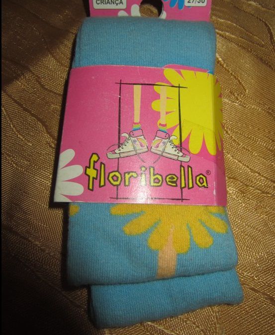 Collant de menina Azul tamanho 27/30 Floribella