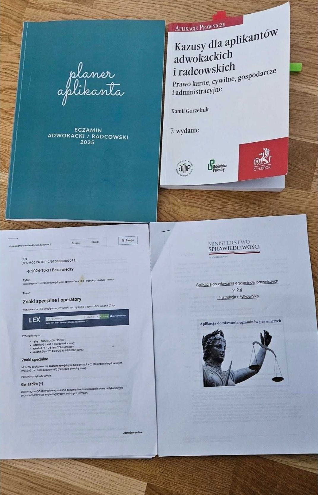 Egzaminy radcowski adwokacki planer kazusy gorzelnik