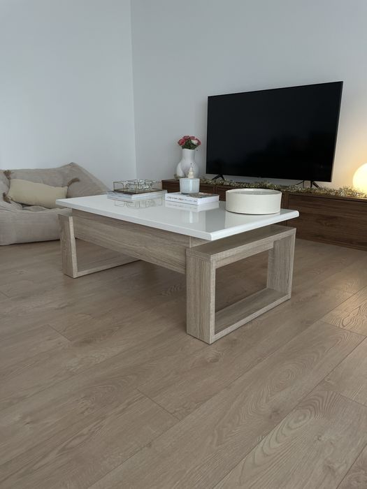 Mesa de centro elevável