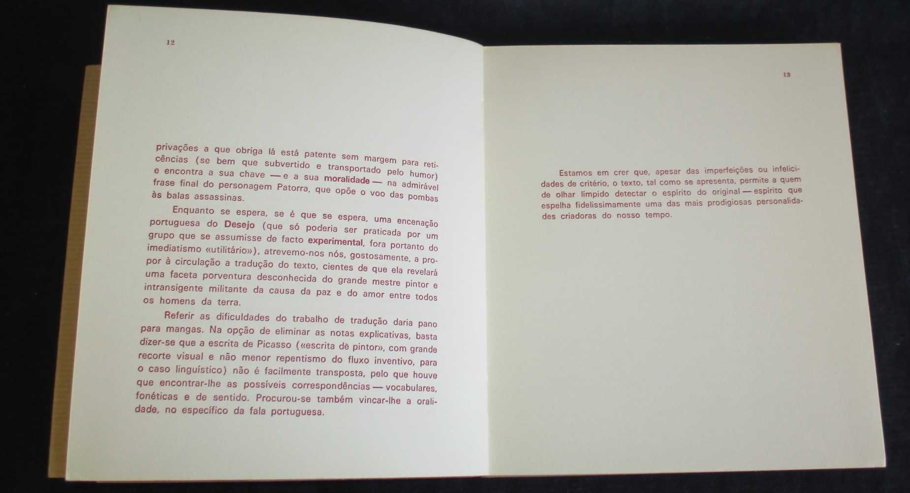 Livro O Desejo Agarrado pelo Rabo * As Meninas Picasso Teatro &etc