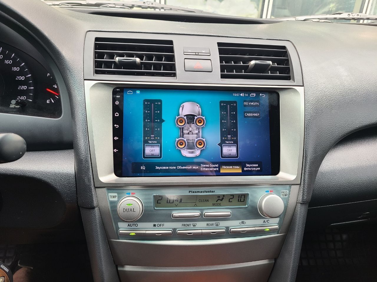 Штатна магнітола для Toyota Camry, QLED CarPlay Androidauto
