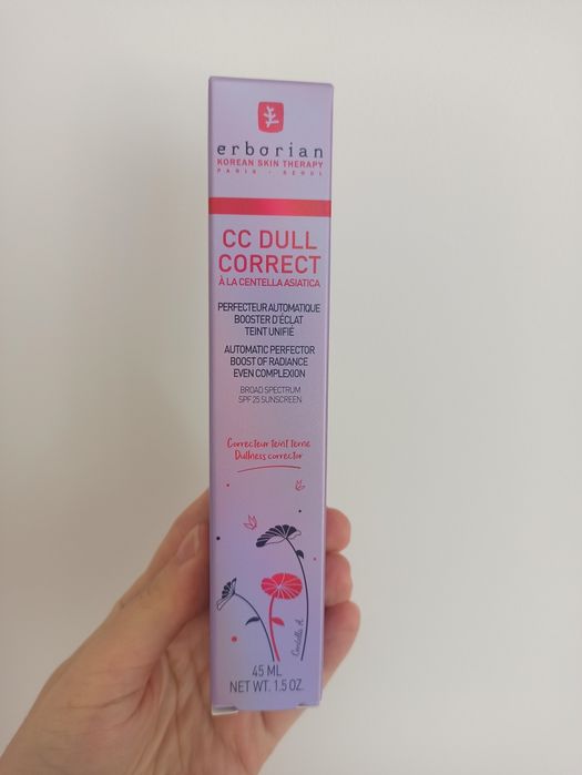 Erborian CC Dull Correct 45 ml krem upiększający z kolorem SPF 25NOWY
