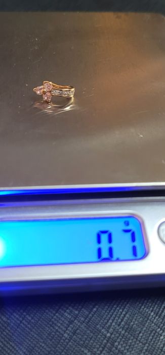 Золотые украшения 3 колечка браслет и серёжка