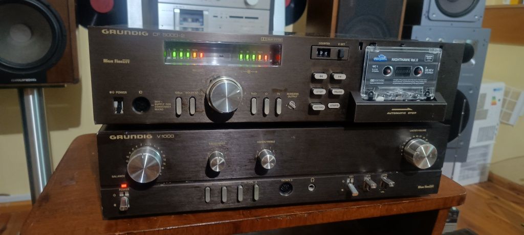 Wzmacniacz i deck Grundig