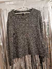 Szary sweter H&M 36 S oversize