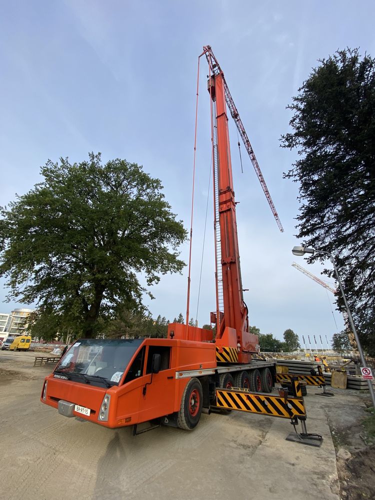 Usługi dźwigowe dźwig HDS transport koparka ładowarka