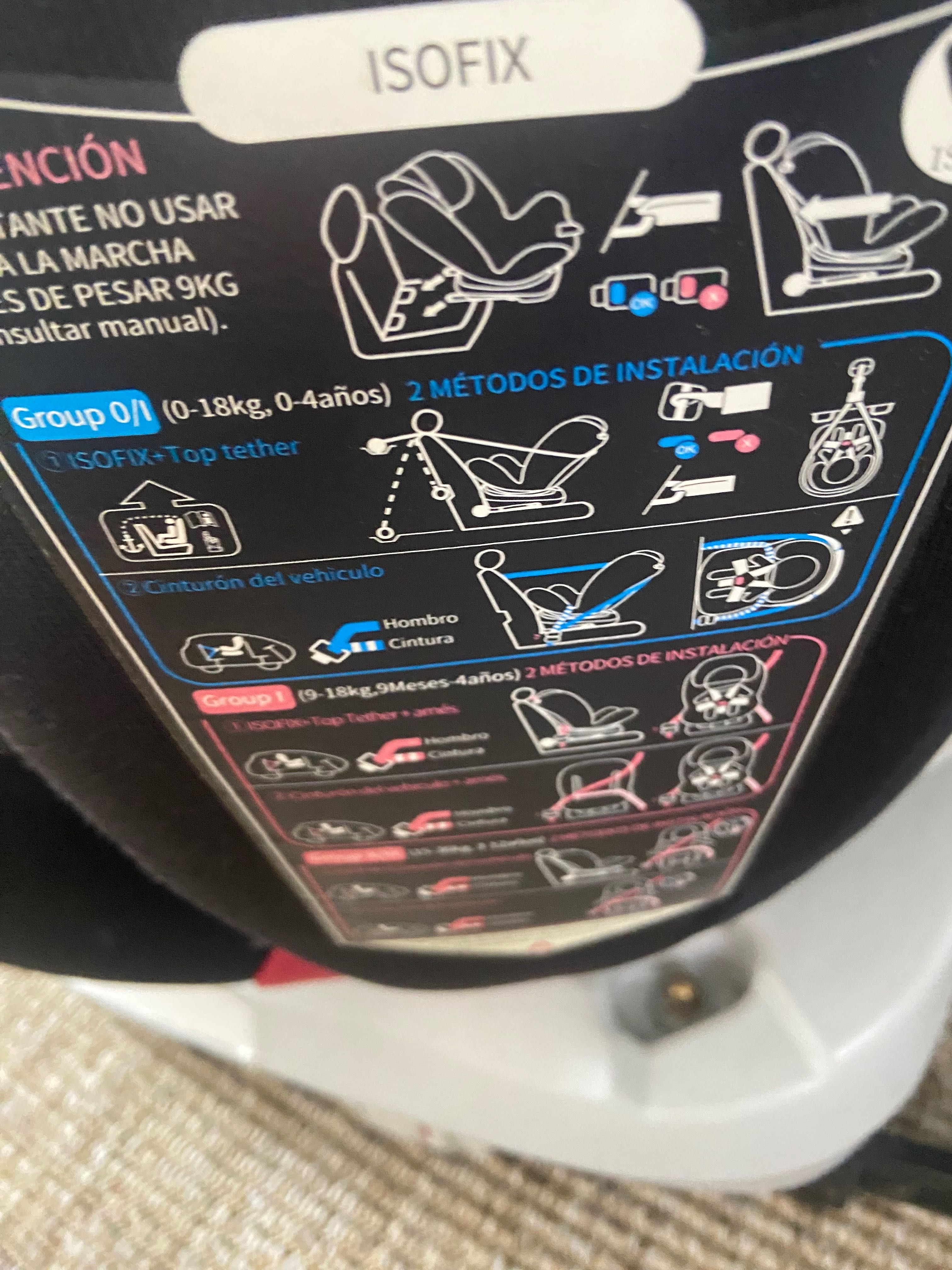 Cadeira Auto Bebe