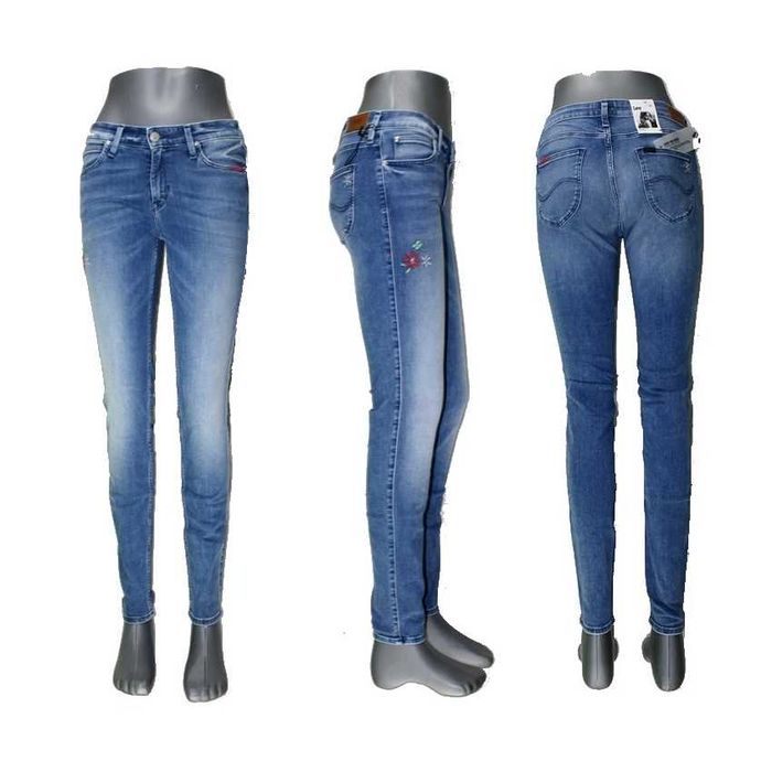 Damskie jeansy Lee Scarlett Skinny rurki nowe oryginalne - W28/L33