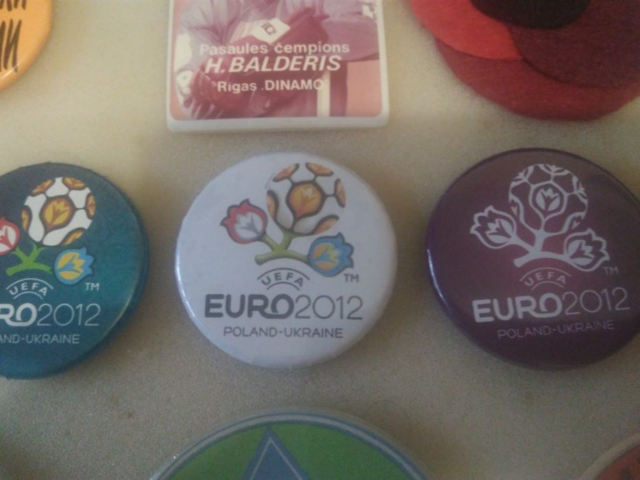 Лицензированные значки, магниты и др. аксессуары к ЕВРО-2012