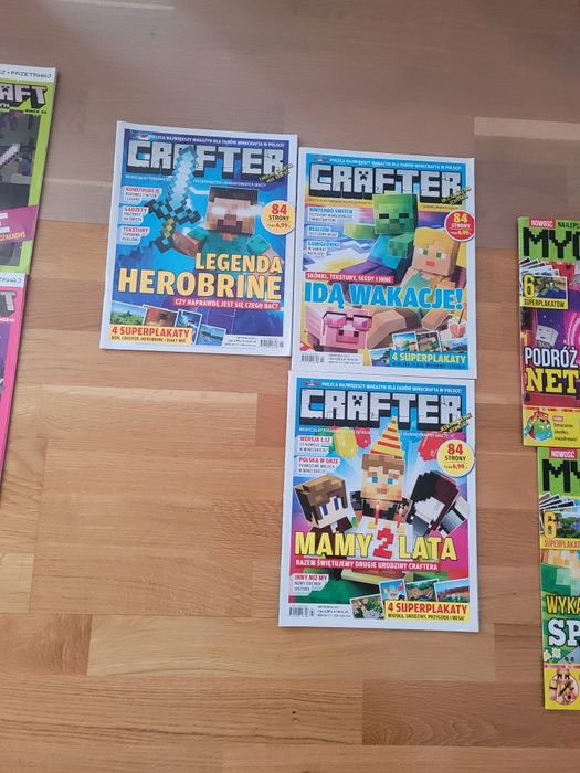 Crafter Minecraft magazyn gazetka