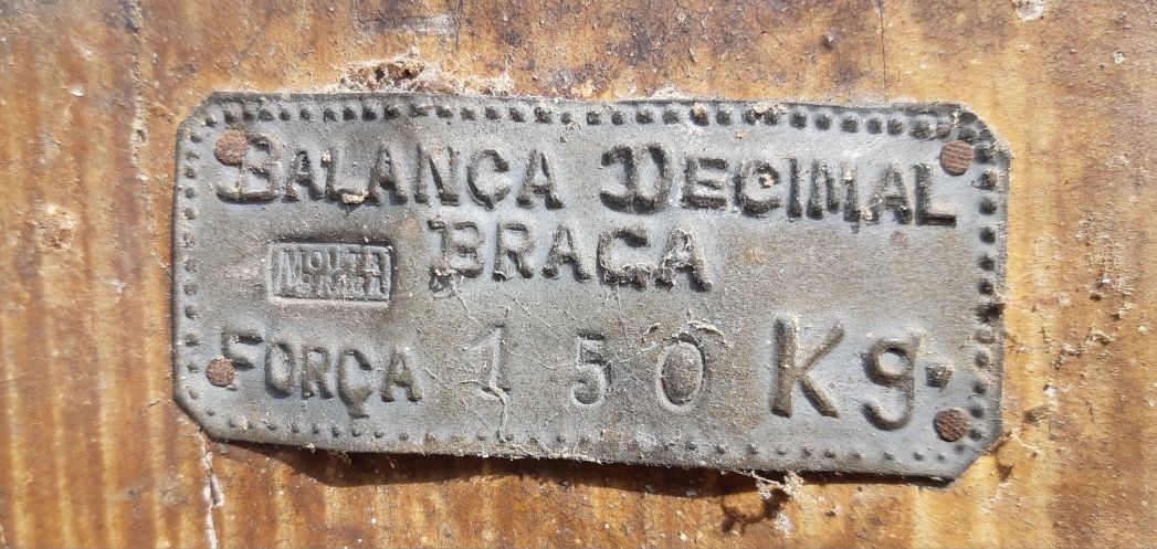 Balança antiga decimal