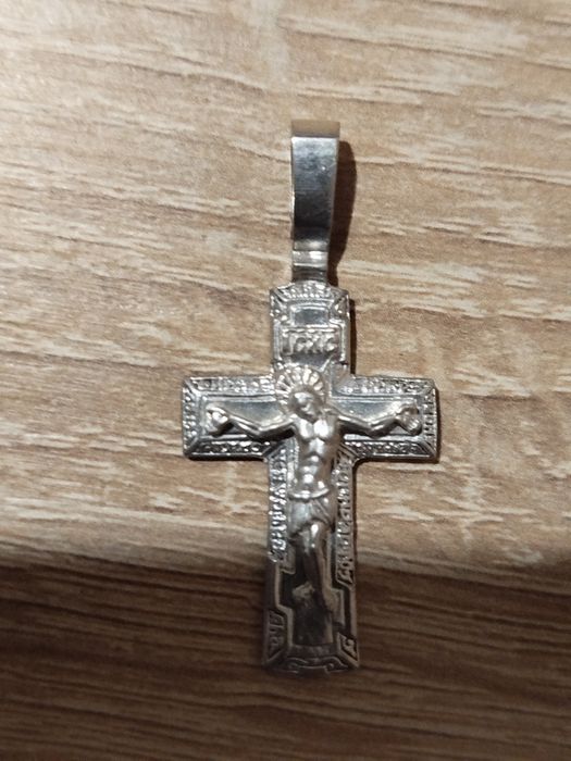 Срібний хрестик, підвіска, 925 проба