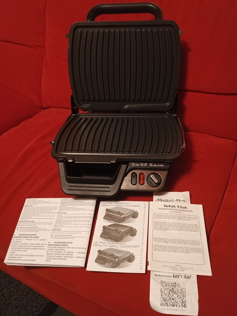 Gril Tefal GC 305012 UC 600, Nowy Super sprzęt, Łódź centrum