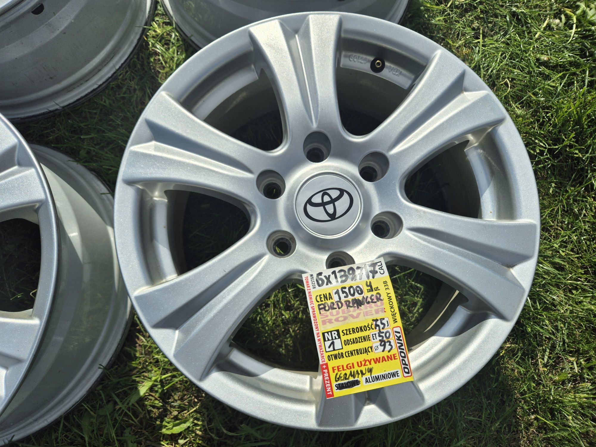 Alufelgi 6x139.7 17Cali Ford Ranger