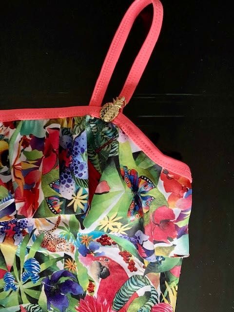 KATE MORGAN dla H&M Kostium kąpielowy z falbanką