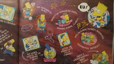 Caderneta Panini Simpsons - 1991