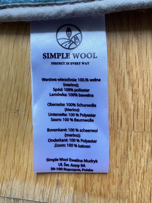 Wkladka do gondoli SIMPLE WOOL