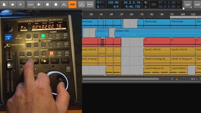 Behringer X Touch ONE Controlador MIDI, Daw com FADER MOTORIZADO