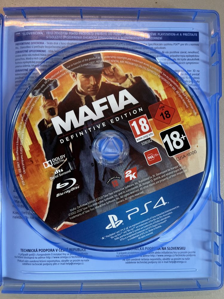 Mafia Definitive Edition PS4