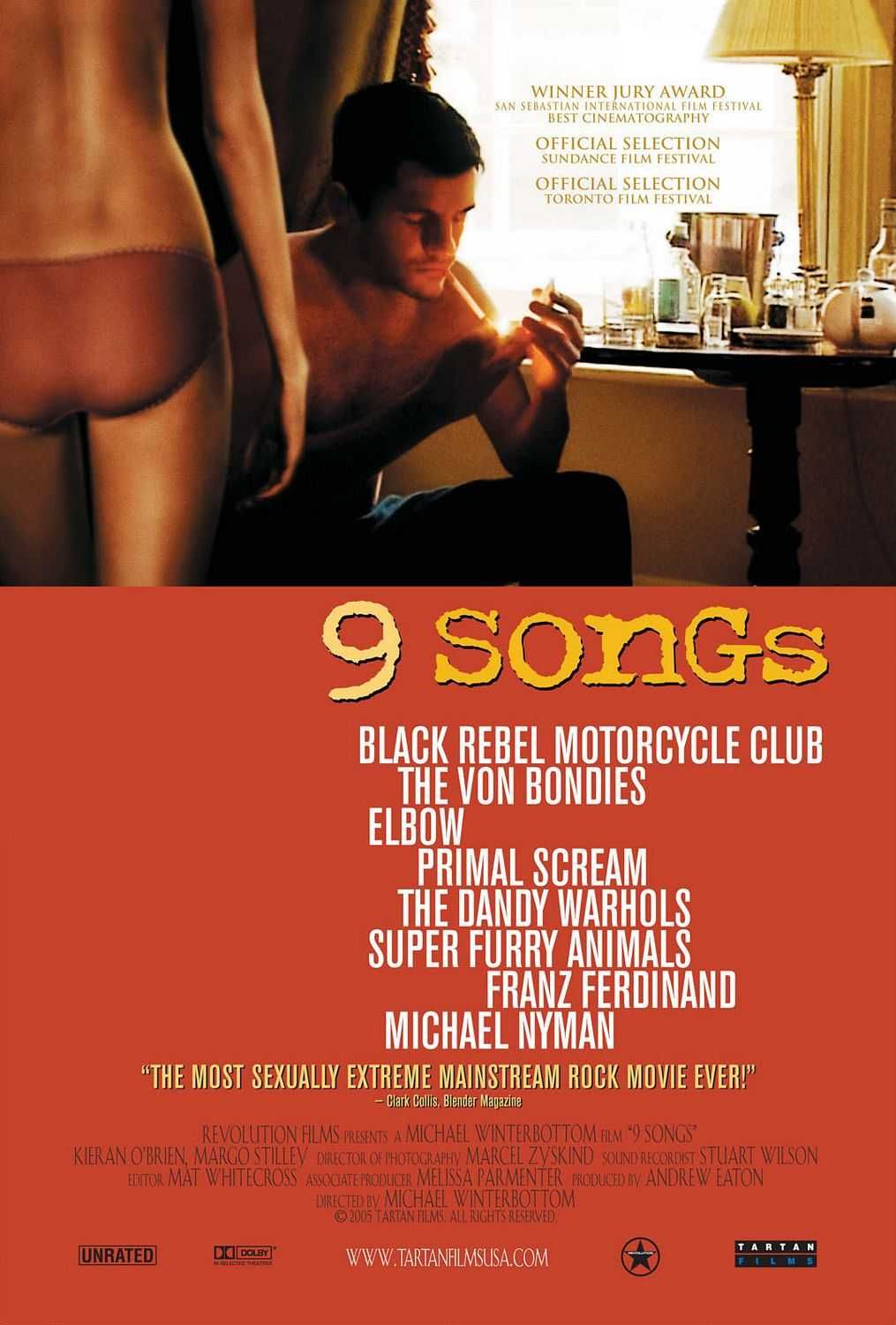 9 SONGS CANÇÕES (Michael Winterbottom c/Kieran O'Brien/Margo Stilley)