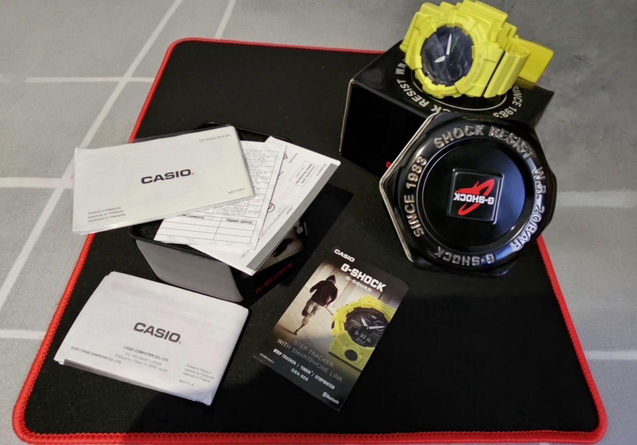 G-SHOCK Style G-Squad Bluetooth Sync Step Tracker GBA-800-9AER