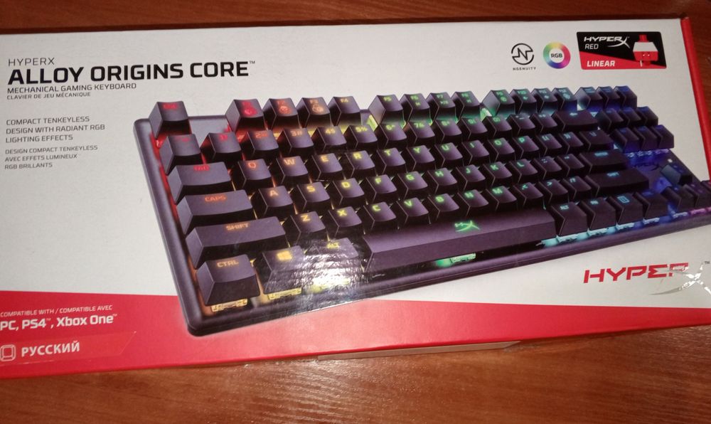 Клавіатура hyperX alloy origins core